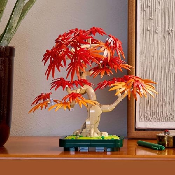 LEGO Botanicals Japanese Red Maple Bonsai Tree DIY Set 10348 - Image 5