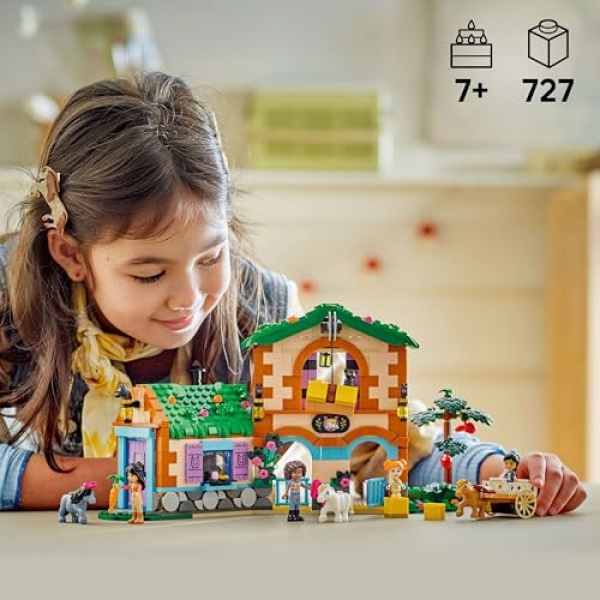 LEGO Friends Pony Ranch & Stable Set with Toy Horses 42654 - Image 2