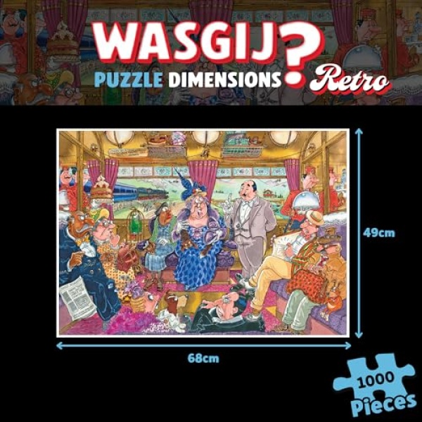 Wasgij Retro Mystery 9 Great Train Robbery Puzzle