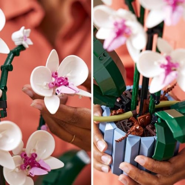 LEGO Icons Orchid Plant & Flowers Set for Adults 10311 - Image 5