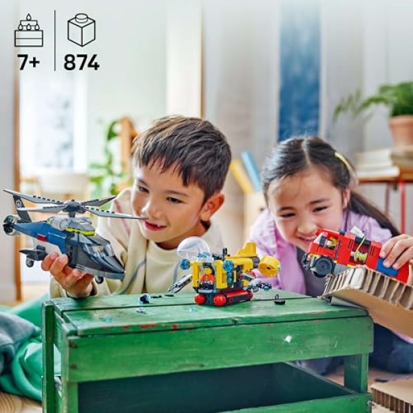LEGO City Helicopter, Fire Engine & Submarine Remix 60462 - Image 2