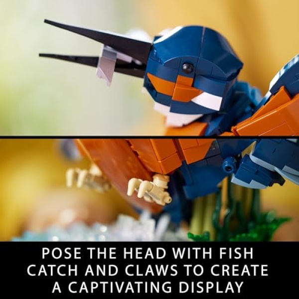 LEGO Icons Kingfisher Bird Building Kit for Adults 10331 - Image 3