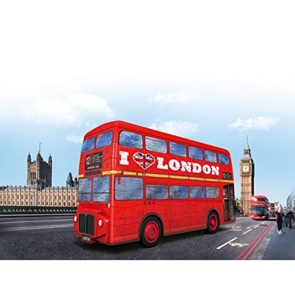 London Bus 3D Jigsaw Puzzle - Image 2