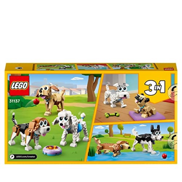LEGO Creator 3 in 1 Adorable Dogs Animal Figures Toys 31137 - Image 8