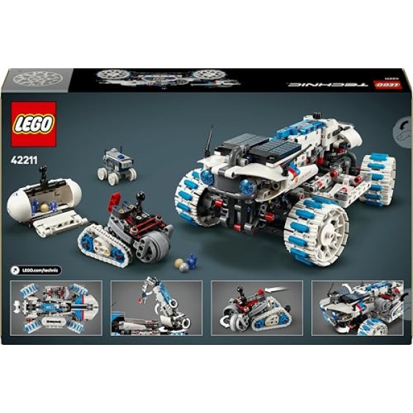 LEGO Technic Lunar Outpost Moon Rover Space Vehicle 42211 - Image 7