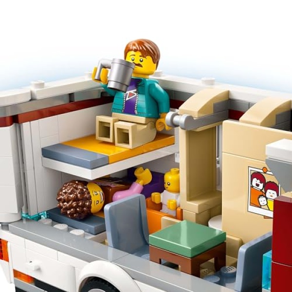 LEGO City Holiday Adventure Camper Van Toy Vehicle Set 60454 - Image 3