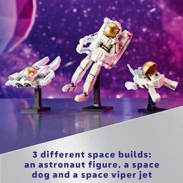 LEGO Creator 3in1 Space Astronaut Figure Toy with Dog 31152 - Image 7