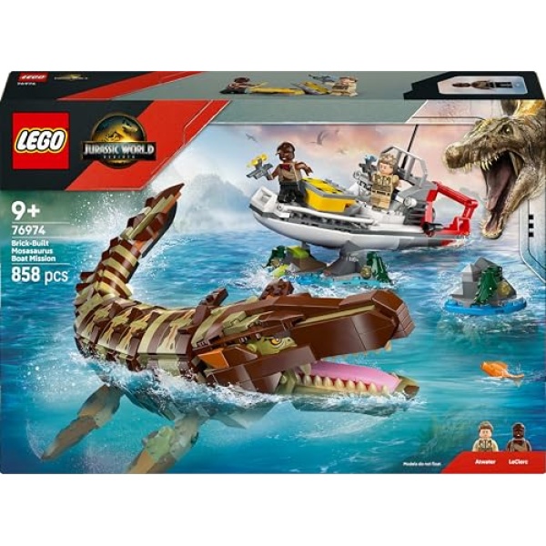 LEGO Jurassic World Mosasaurus Boat Mission 76974 - Image 9