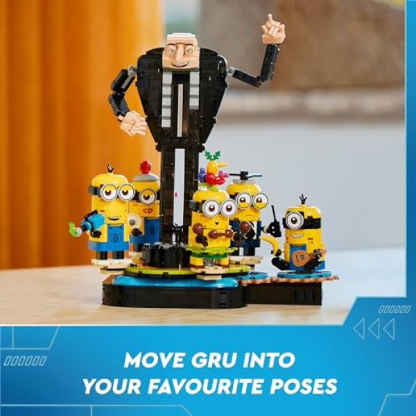 LEGO Despicable Me Brick-Built Gru and Minions Toy Set 75582 - Image 5