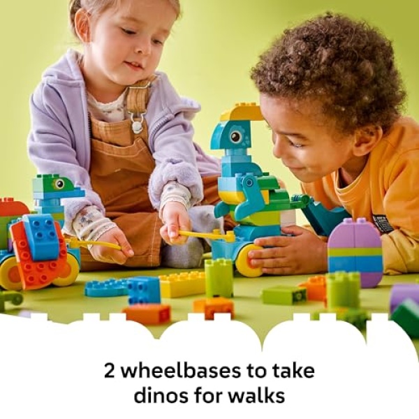 LEGO DUPLO 3in1 Dinosaurs on Wheels, Learning Toy Set 10451 - Image 5