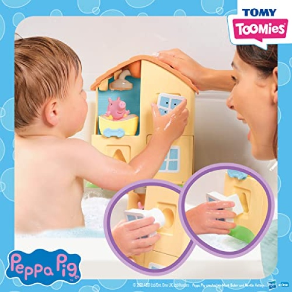 Peppa Pig Tomy House Bath Playset - Image 4