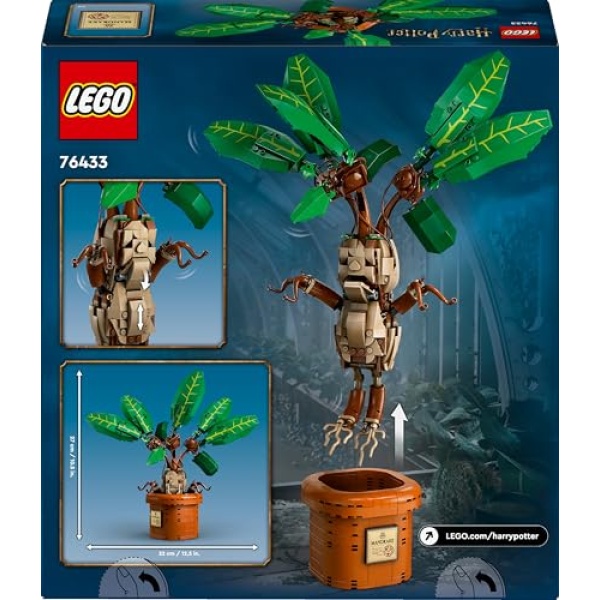LEGO Harry Potter Mandrake Magical Plant Toy Figure 76433 - Image 9