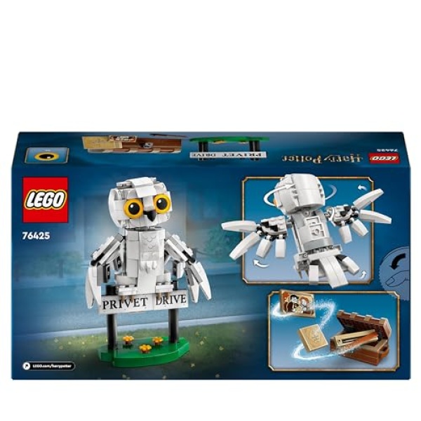 LEGO Harry Potter Hedwig at 4 Privet Drive Toy Owl Set 76425 - Image 7