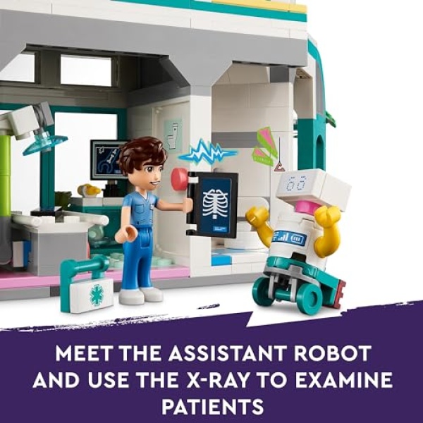 LEGO Friends Heartlake City Hospital & Helicopter Toy 42621 - Image 5