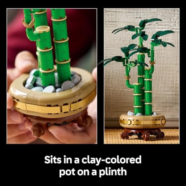 LEGO Botanicals Lucky Bamboo Artificial Plant Set 10344 - Image 4