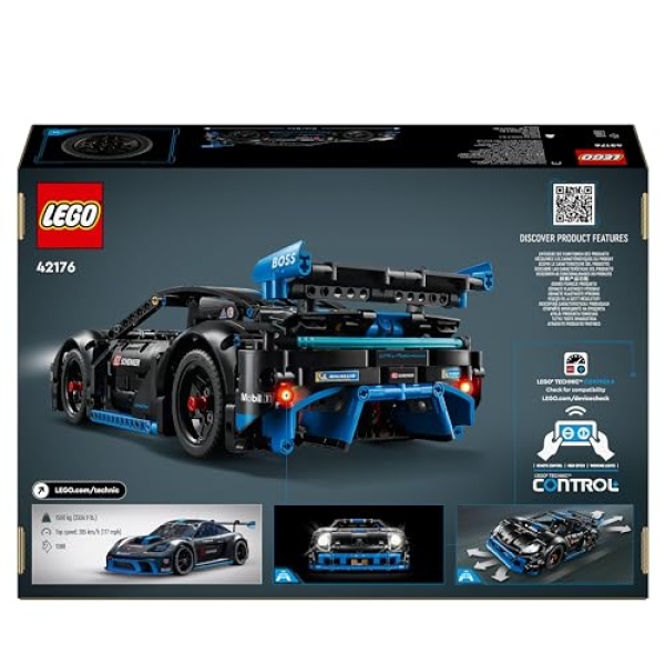 LEGO Technic Porsche GT4 e-Performance Race Car Toy 42176 - Image 8