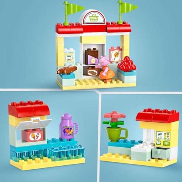 LEGO DUPLO Peppa Pig Supermarket Toy with Figures 10434 - Image 2