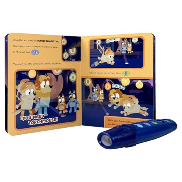 Bluey Interactive Book and 5-sound Flashlight Set - Image 9