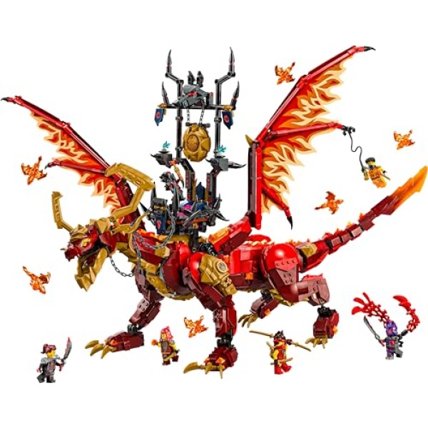 LEGO NINJAGO Source Dragon of Motion Figure, Ninja Toy 71822 - Image 2