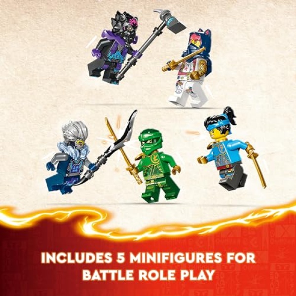 LEGO NINJAGO Egalt the Master Dragon Toy Ninja Playset 71809 - Image 6
