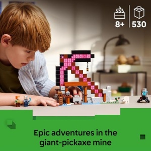 LEGO Minecraft The Pickaxe Mine Interactive Toy Set 21277