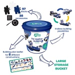 Clics Bucket Police Click and Play Bucket 135 Pieces