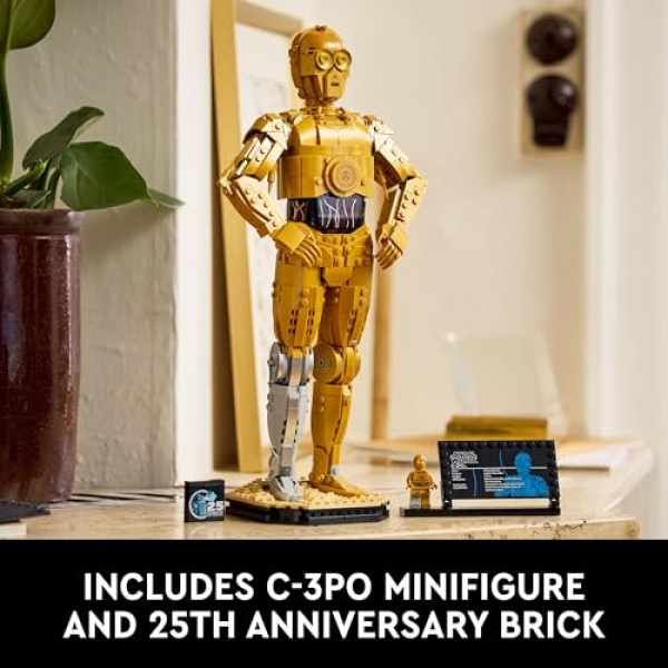 LEGO Star Wars C-3PO Character, Figure Set for Adults 75398 - Image 5