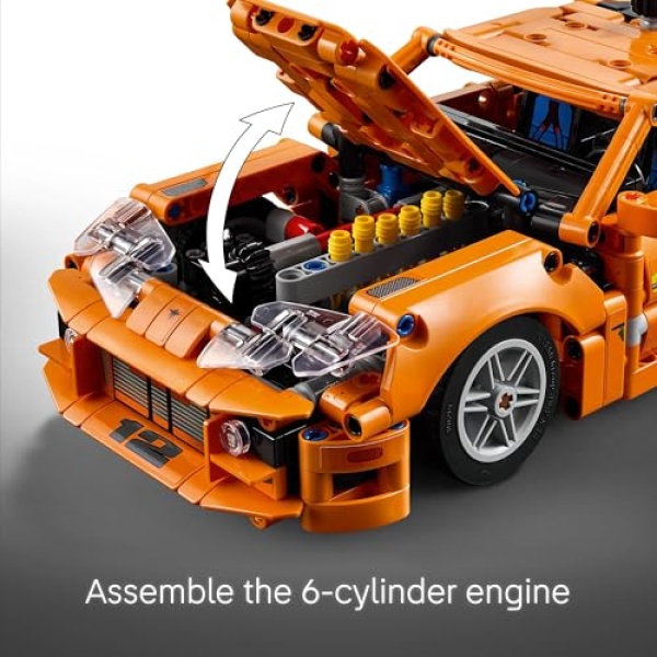 LEGO Technic Fast and Furious Toyota Supra MK4 Car Toy 42204 - Image 3