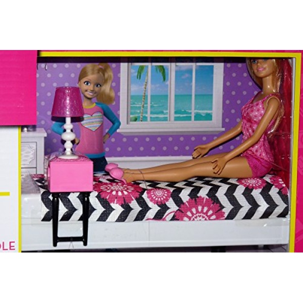 Complete Barbie Home Set with 3 Dolls and Pool - Image 3