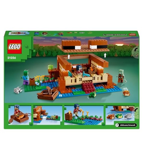 LEGO Minecraft The Frog House Toy with Animal Figures 21256 - Image 7