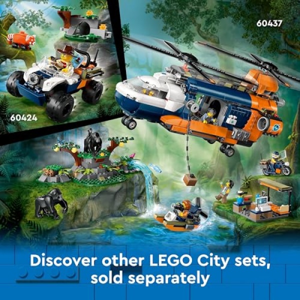 LEGO City Jungle Explorer Off-Road Truck & Toy Tiger 60426 - Image 8