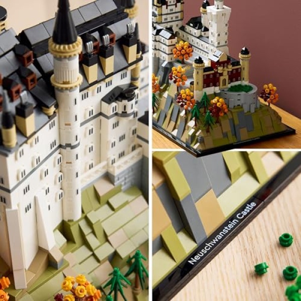 LEGO Architecture Neuschwanstein Castle Set for Adults 21063 - Image 5