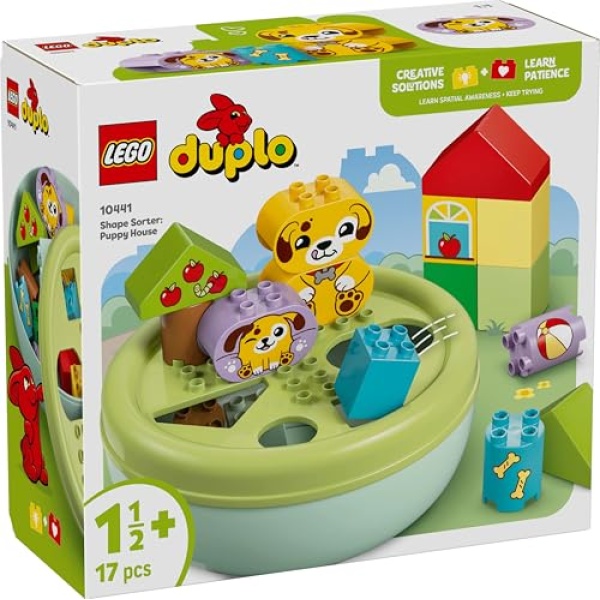 LEGO DUPLO My First Shape Sorter: Puppy House Toy Set 10441 - Image 7