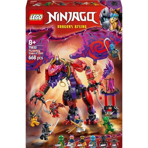 LEGO NINJAGO Thunderfang Dragon of Chaos Role-Play Toy 71832 - Image 6