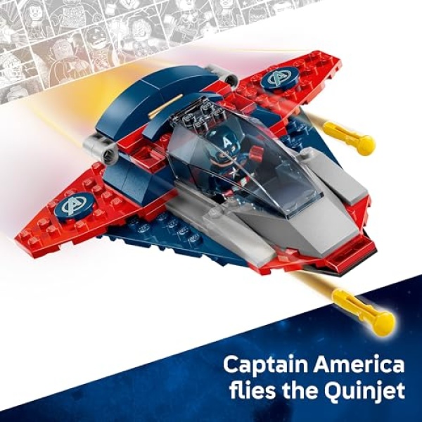 LEGO Marvel Captain America vs. Thanos Building Toy 76319 - Image 5