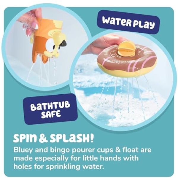 Bluey Bath Toy Set - Image 2
