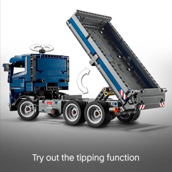LEGO Technic Tipping Dump Truck Construction Toy Set 42203 - Image 4