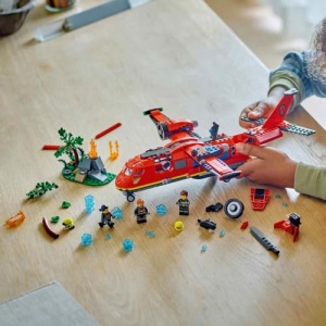 LEGO City Fire Rescue Plane Toy for Kids Aged 6 Plus 60413