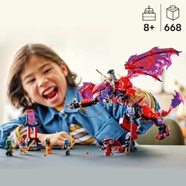 LEGO NINJAGO Thunderfang Dragon of Chaos Role-Play Toy 71832 - Image 3