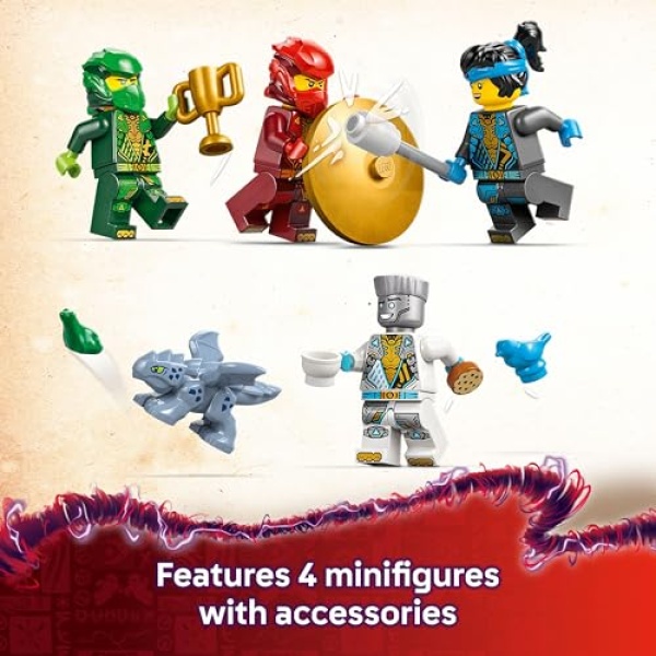 LEGO NINJAGO Ninja Spinjitzu Temple with Toy Dragon 71831 - Image 5