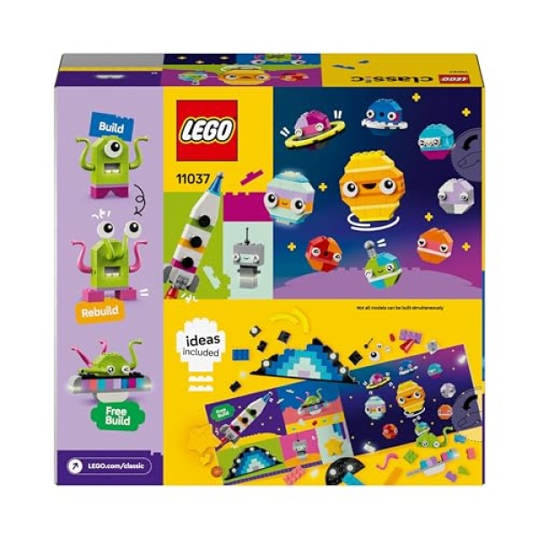 LEGO Classic Creative Space Planets with Toy Rocket 11037 - Image 9