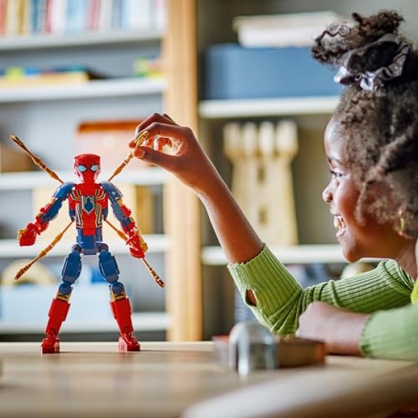 LEGO Marvel Iron Spider-Man Construction Figure Set 76298 - Image 7