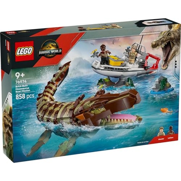 LEGO Jurassic World Mosasaurus Boat Mission 76974 - Image 8