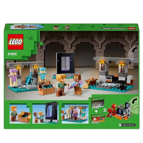 LEGO Minecraft The Armoury Toy with Character Figures 21252 - Image 8