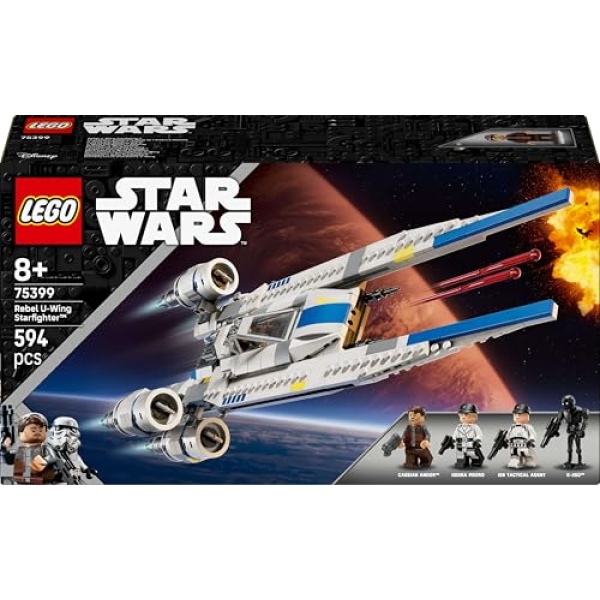 LEGO Star Wars: Andor Rebel U-Wing Starfighter Set 75399 - Image 9