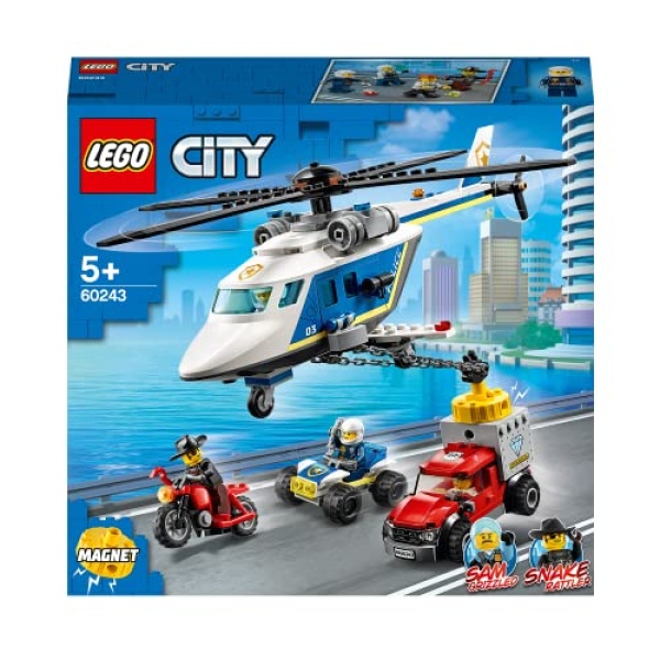 LEGO City Police Helicopter Chase Building Set - 60243 - Image 6