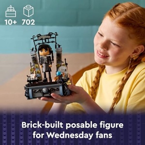LEGO Wednesday Addams Figure Building Toy Set for Kids 76780