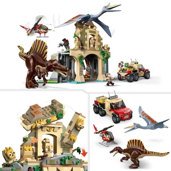 LEGO Jurassic World Spinosaurus & Quetzalcoatlus 76976 - Image 2