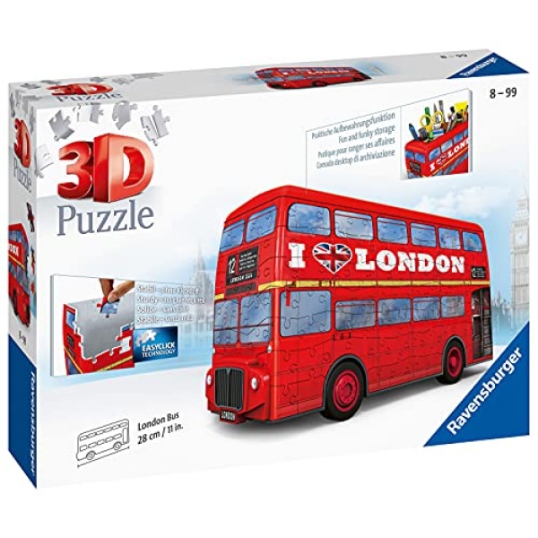 London Bus 3D Jigsaw Puzzle - Image 6