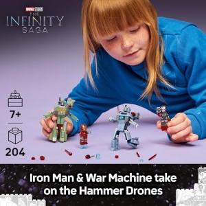 LEGO Marvel Iron Man & War Machine vs. Hammer Drones 7630